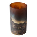 Lana vase 25 cm brun/gull
