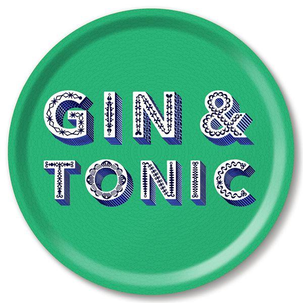 Serveringsbrett 31 cm gin&tonic