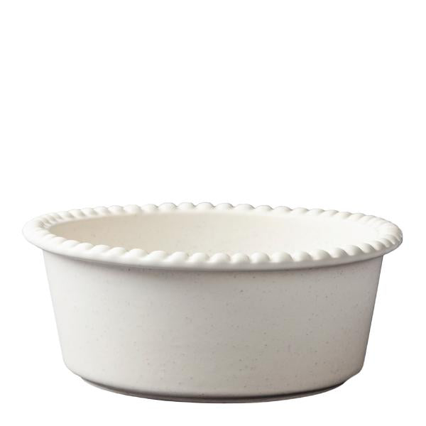 DARIA skål 23 cm cotton white
