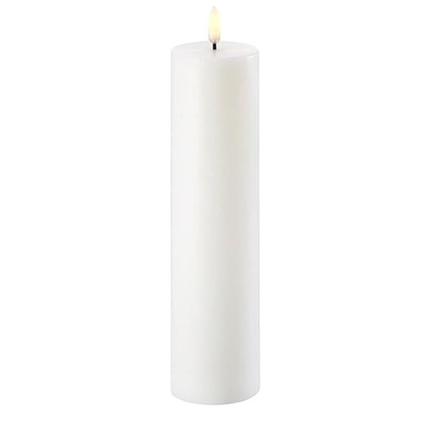 LED kubbelys 22x5,8 cm nordic white