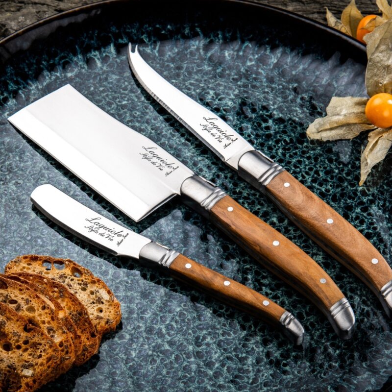 Ostekniver 3 stk olive