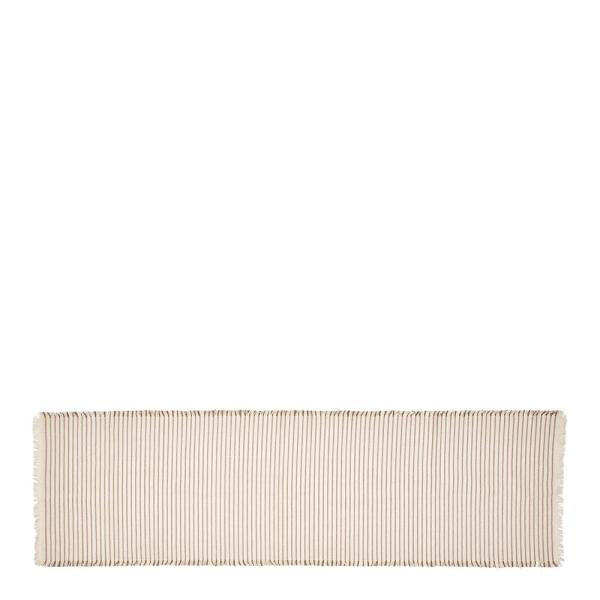 Elouise bordløper 41,5x140 cm offwhite/fungi grey