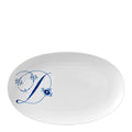 Alfabet oval tallerken D 23 cm