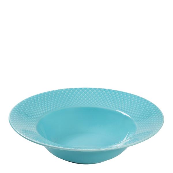 Rhombe Color dyp tallerken 24,5 cm turkis