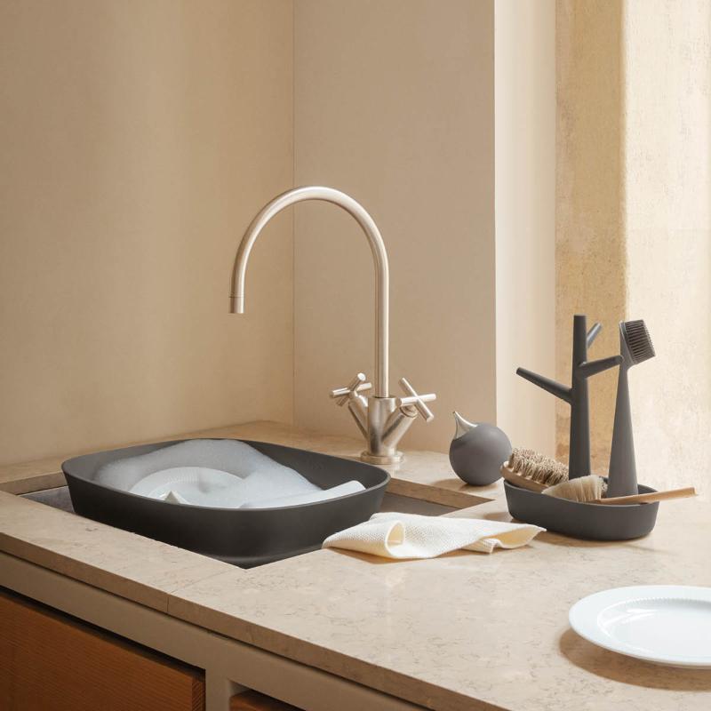 Kitchen organiser 23,5 cm grå