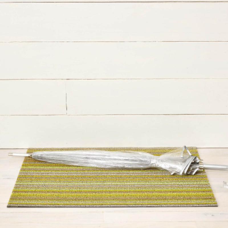 Skinny Stripe dørmatte 46x71 cm citron