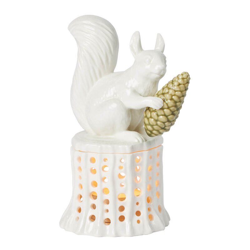 Winter Stories telysestake 15,8 cm squirrel on tree