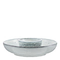 Rustic eggeglass 10 cm grå/blå
