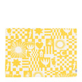 Mummi Fest bordbrikke 31x46 cm gul