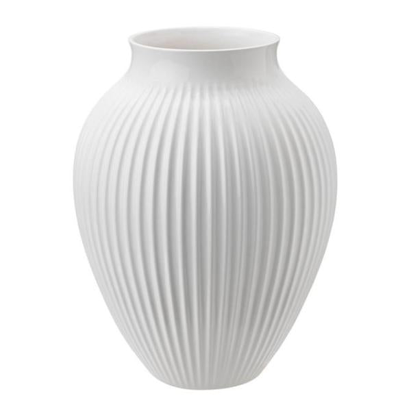 Ripple vase 35 cm hvit