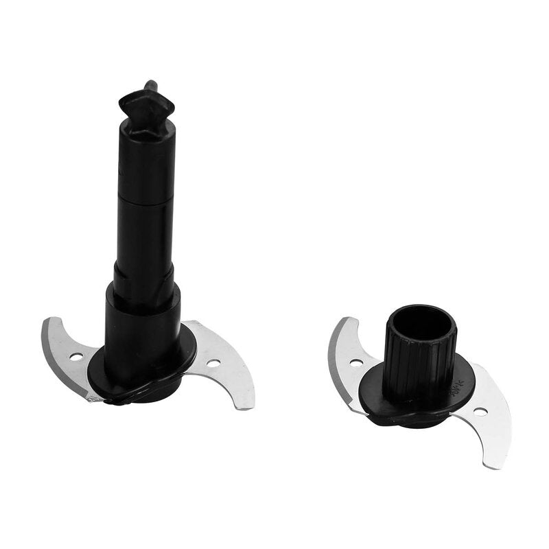 Minihakker med 4 kniver svart