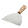 Sjokoladespatel 22 cm eik/rustfritt stål