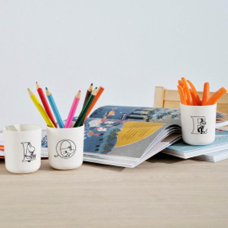 Moomin ABC krus O 20 cl hvit
