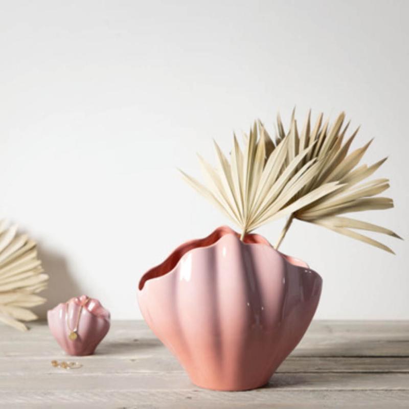 Perlemor home Shell vase 23 cm