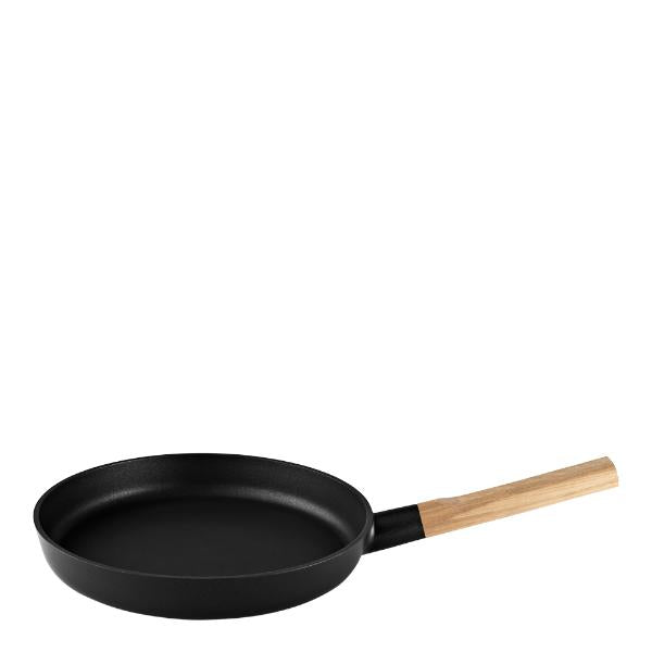 Nordic Kitchen Stekepanne 28 cm svart/tre