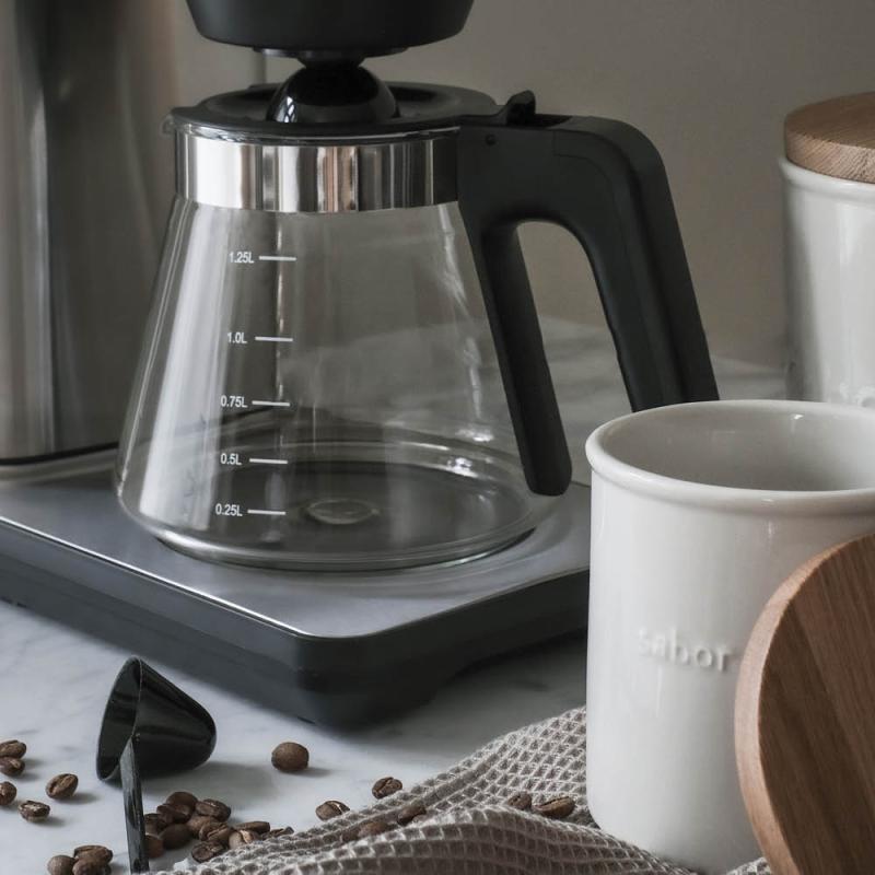 Ultimate kaffetrakter 1,25L svart/børstet