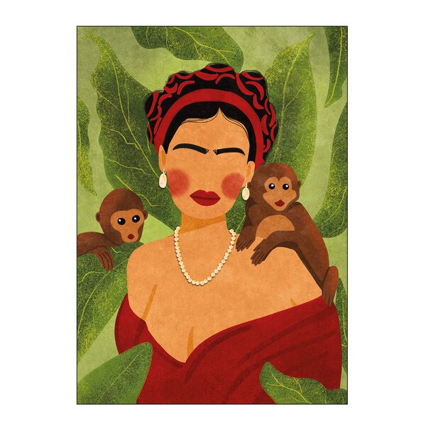 Raissa Oltmanns poster 30x40 cm frida and monkeys