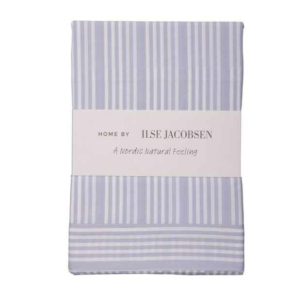 Bedding Collection putetrekk 50x60 cm 2 stk powder blue stripes