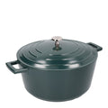 Cast Aluminium gryte 5L 29 cm hunter green