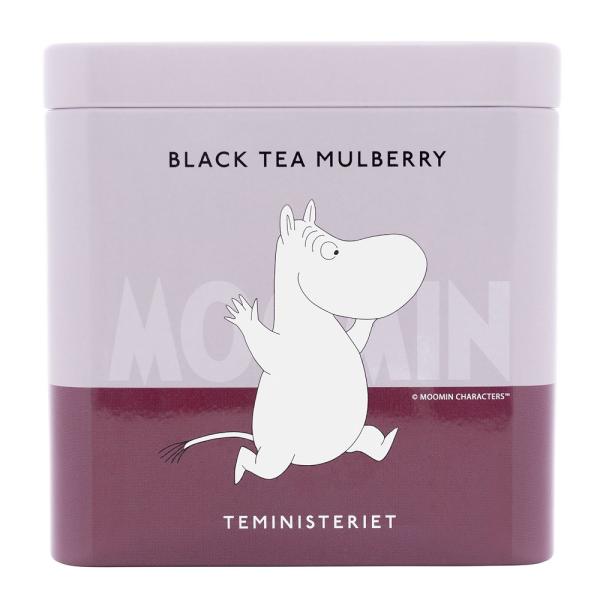 Mummi teboks Mummitrollet svart te morbær 250g