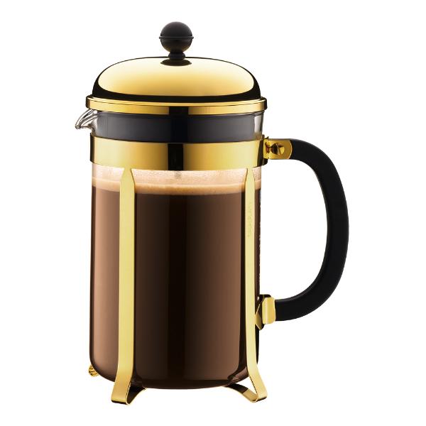 Chambord presskanne 12 kopper 1,5L gull
