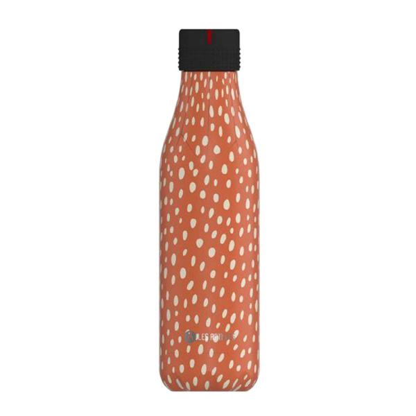 Bottle Up Design termoflaske 0,5L oransje/hvit
