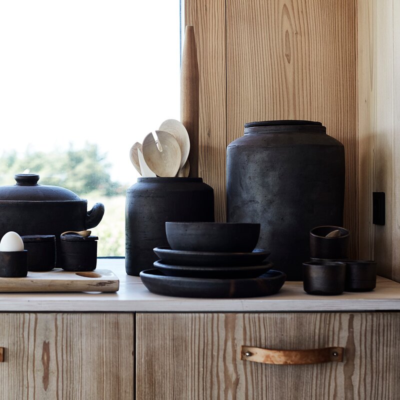 Hazel salt- & peppersett 2 deler svart