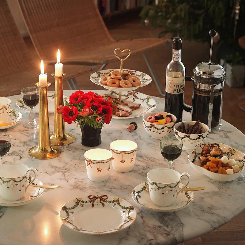 Stjerne Riflet Jul serveringskopp 30 cl 2 stk
