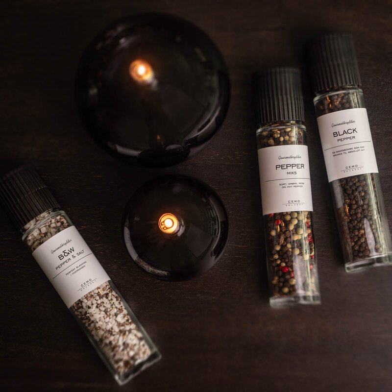 Kvern med black pepper 80g