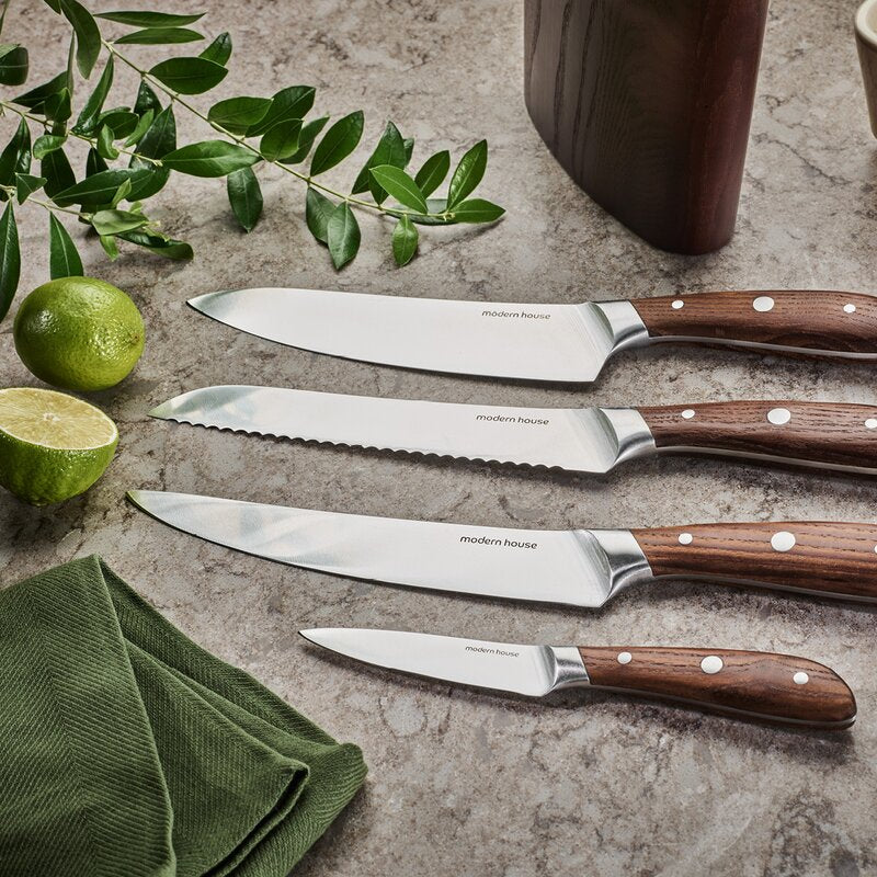 Nord brødkniv 20 cm natur/stål
