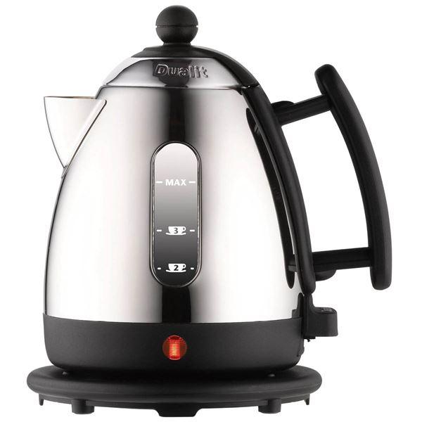 Lite vannkoker mini 1L svart/sølv