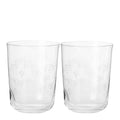 Flower vannglass 34 cl 2 stk