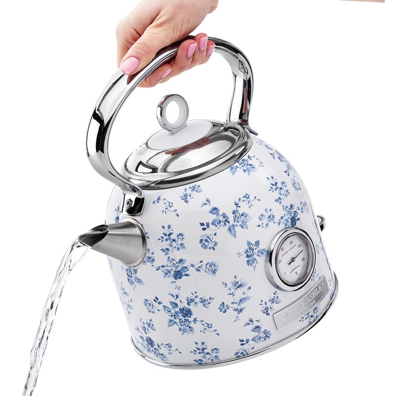 Dome elektrisk vannkoker 1,7L China Rose blå/hvit