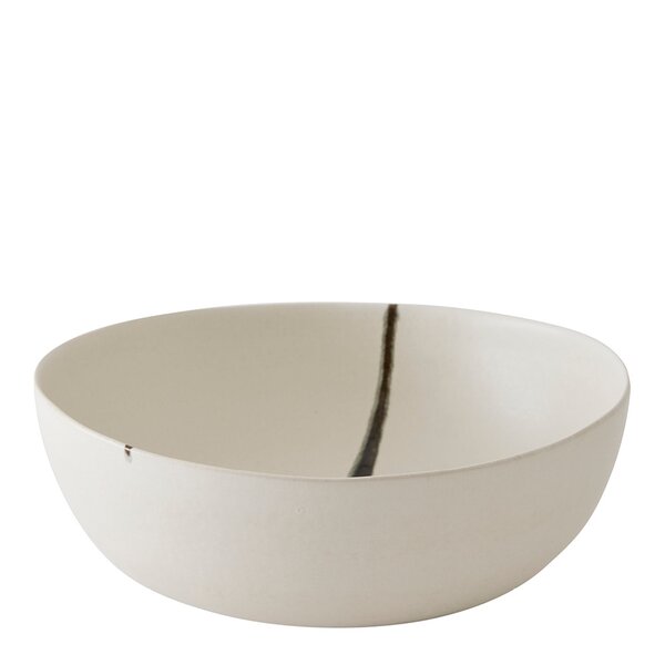 Toledo salatskål 28 cm hvit/svart/grønn
