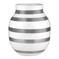Omaggio vase 20 cm sølv