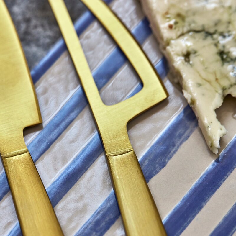 Cheese ostekniver 3 stk gylden