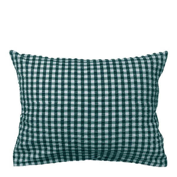 Bæk&Bølge putetrekk 60x50 cm grønn/lys blå