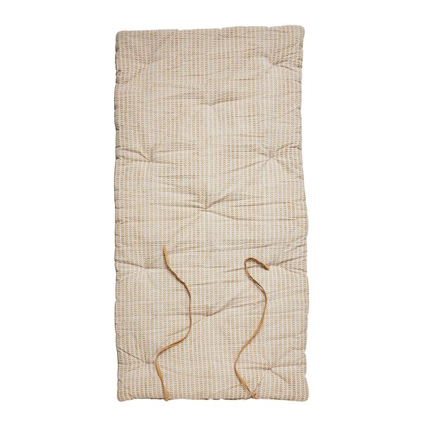 Ivenne sittepute/madrass 120x60 cm oker