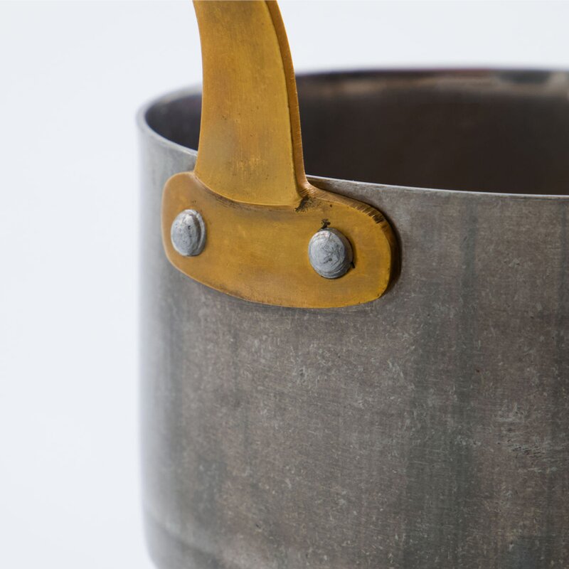 Kasserolle mini 10 cm silver finish