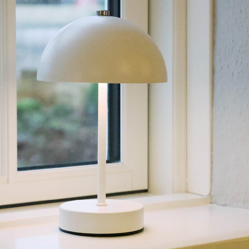 GOP bordlampe m/ berøring 15x25,5 cm hvit