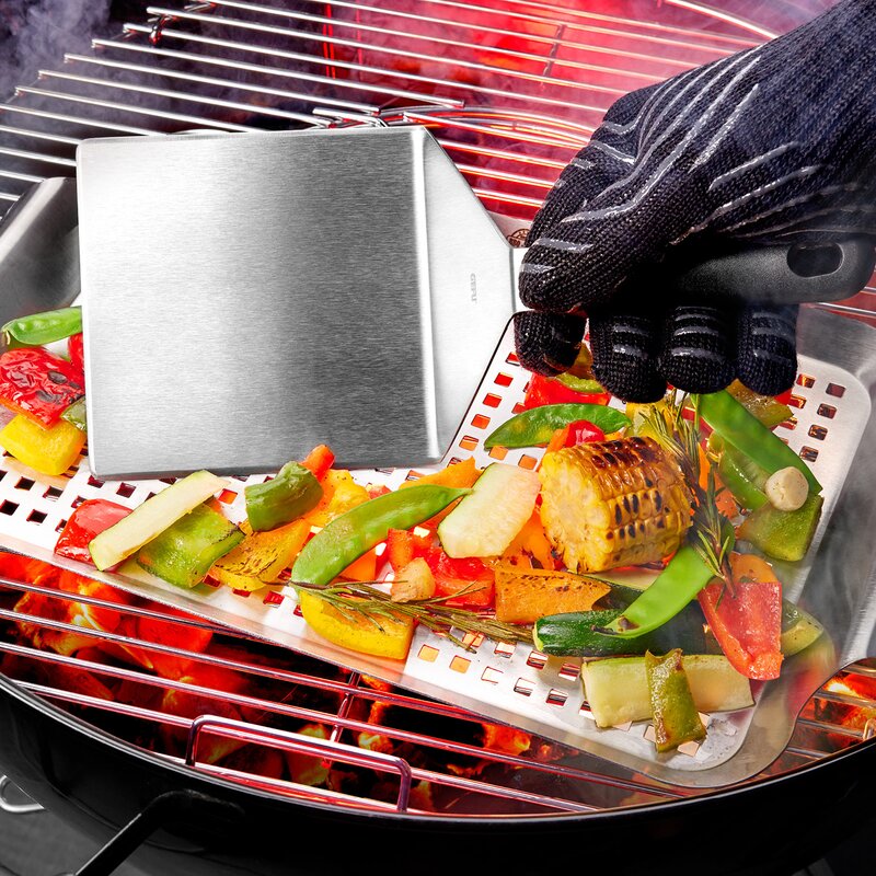 BBQ stekespade 31,5 cm XXL stål
