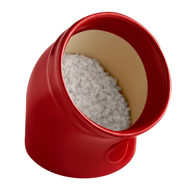 Saltkar 13,5 cm rød