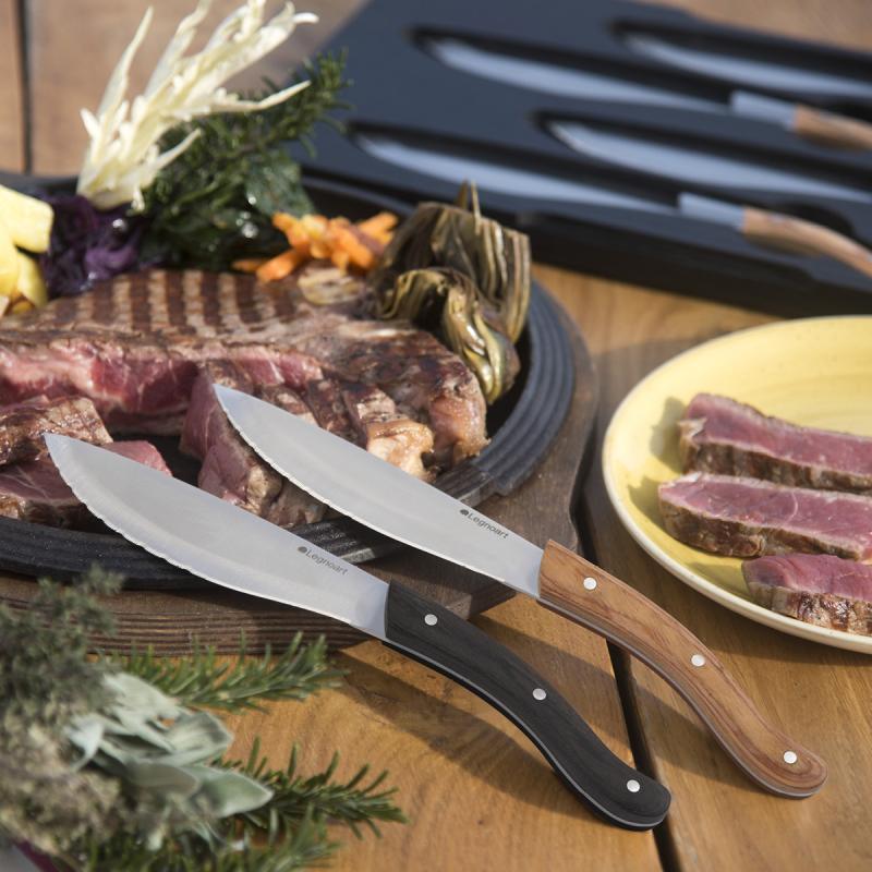 Tomahawk steakknivsett 4 stk lyst skaft