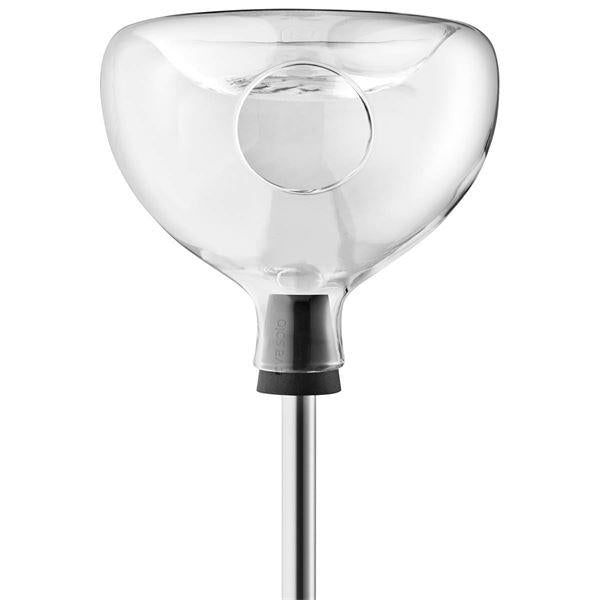 Fuglebrett i glass med bad 96x21,5 cm