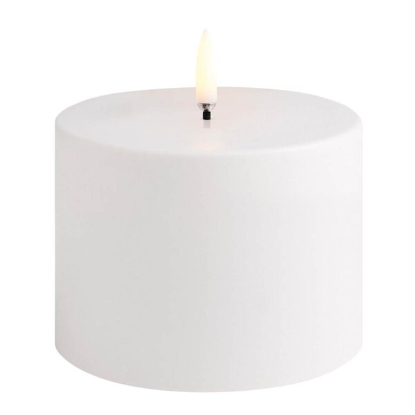 Outdoor LED-kubbelys utendørs 10,1x7,8 cm hvit