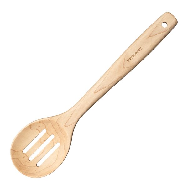 Folken skje perforert 29 cm tre