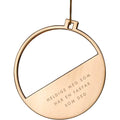 Julepynt m/fotoramme Farfar 7x0,5 cm 14K gull