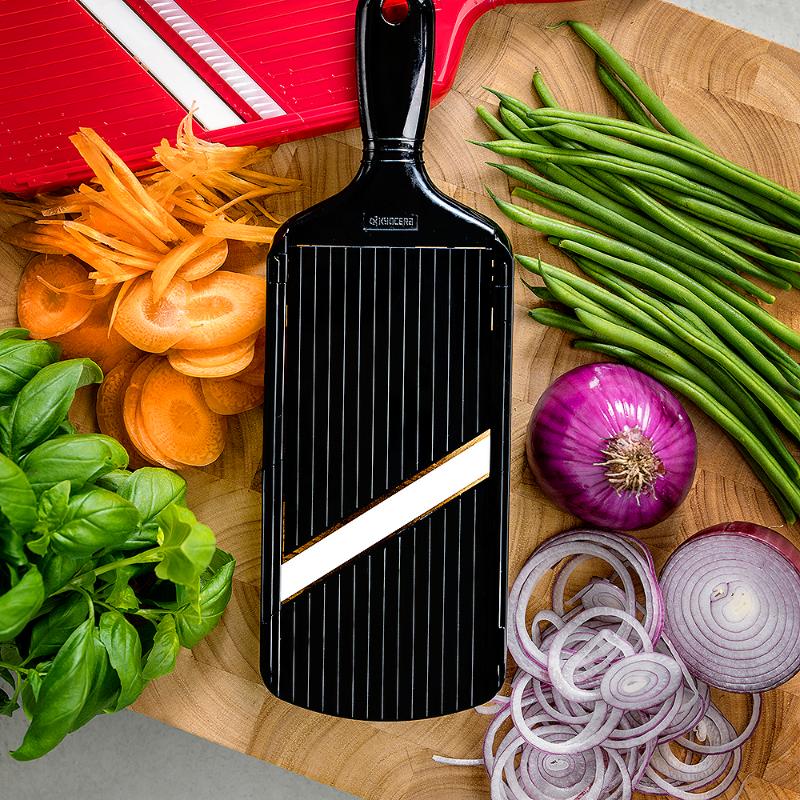 Mandolin justerbar med keramisk blad svart