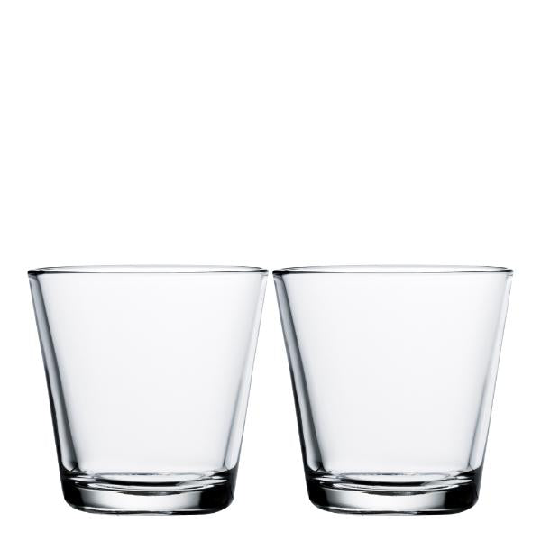 Kartio glass 21 cl klar 2 stk
