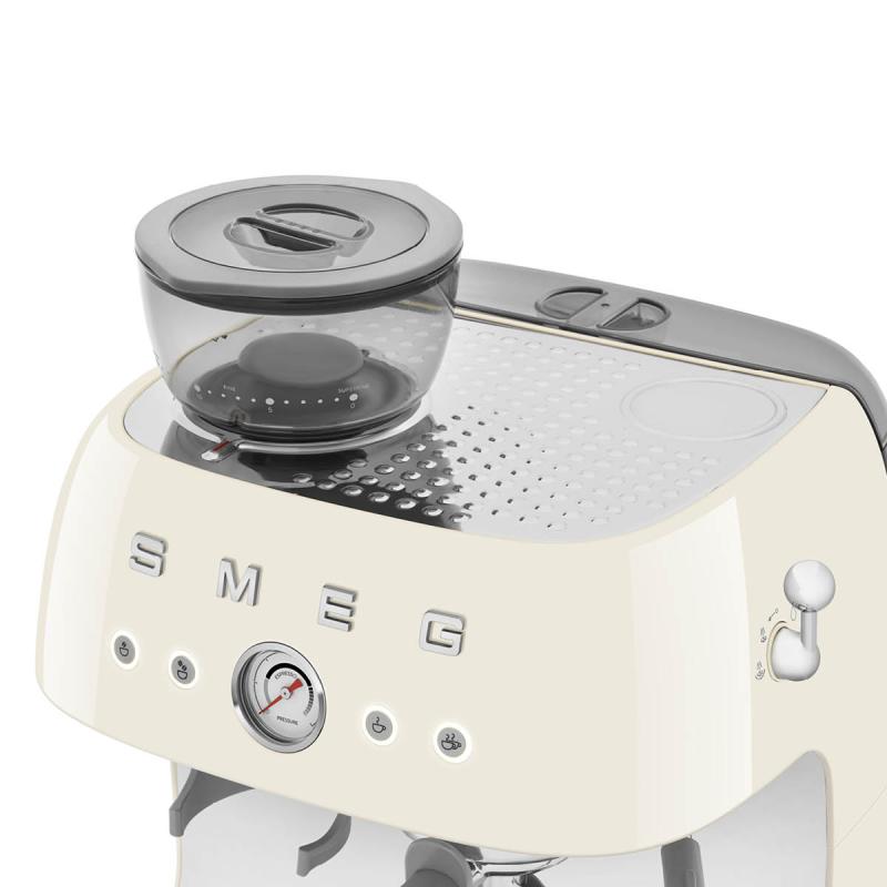 Espressomaskin EGF03 2,4L m/kaffekvern krem